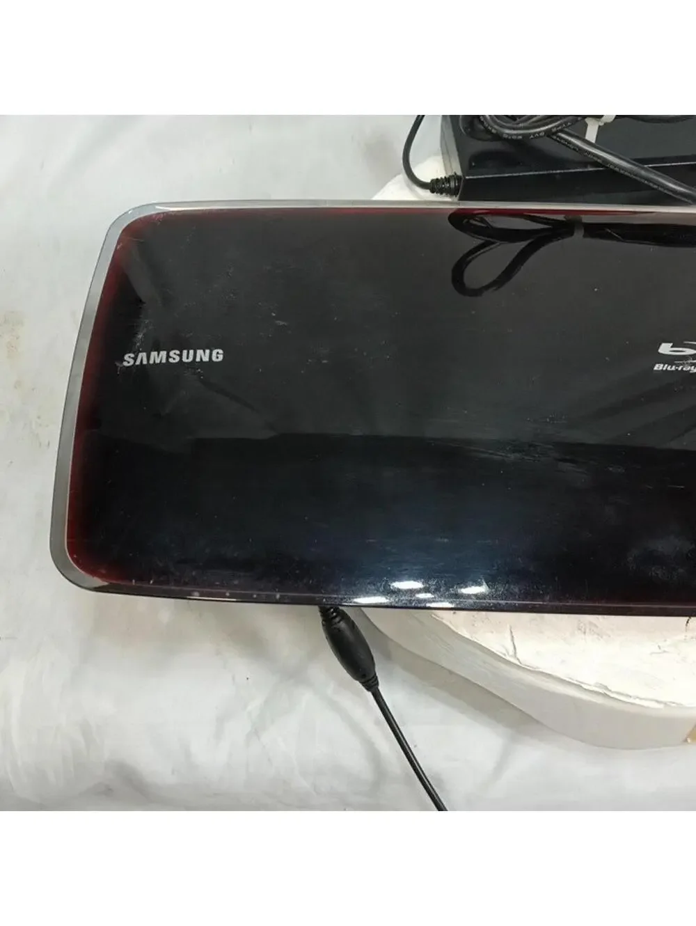 Samsung BD-P1600 Blu-ray Disc Player WiFi 3D Streaming HDMI Black Tested Works